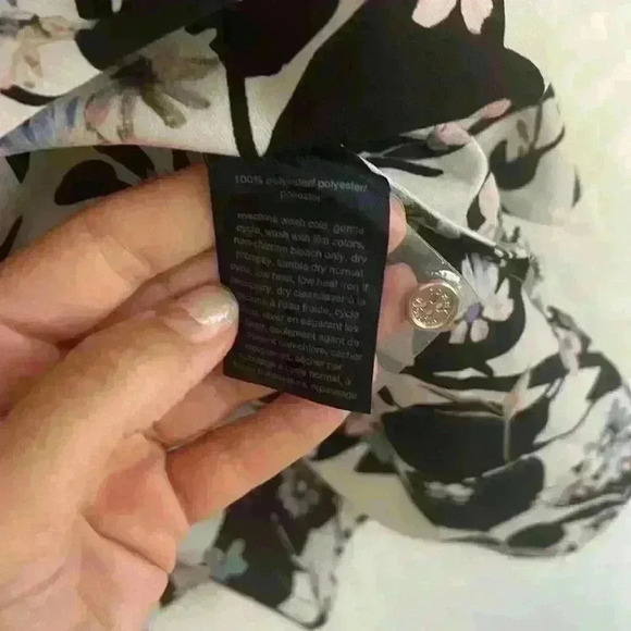 TOMMY HILFIGER Women's Plus Floral-print Utility Button Down Shirt Top 0X - Picture 6 of 6